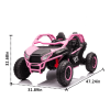 24V Two-seater Kids Ride On UTV w/Parents Control,20in seat width,400W Super high power,Four-wheel Suspension,Bluetooth,MP3,USB,LED Light,Horn