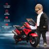Aosom 12V Kids Electric Motorcycle with Training Wheels, Battery Power Motorbike for Kids Ages 3-8 Years Old, High-Traction at 3.7 Mph Top Speed