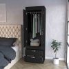 Alabama Armoire, One Large Cabinet, Two Drawers