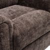 Irwin 36" Power Lift Recliner Chair, Chocolate Brown Chenille